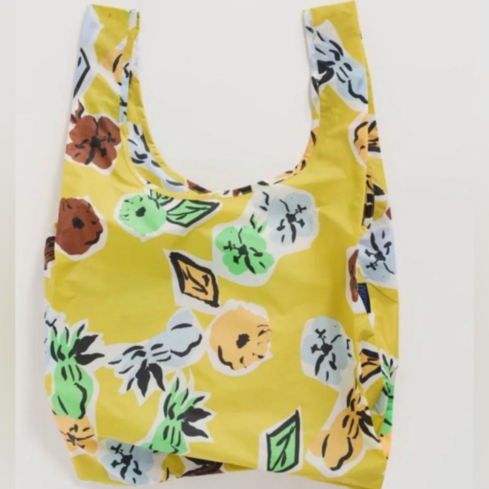 Baggu‎ Standard Reusable Tote Bag Paper Floral Brand New Discontinued